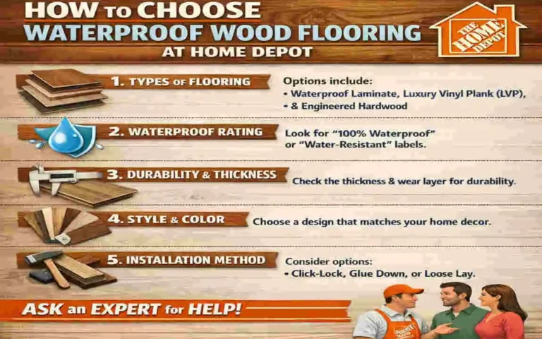 home depot wood flooring waterproof