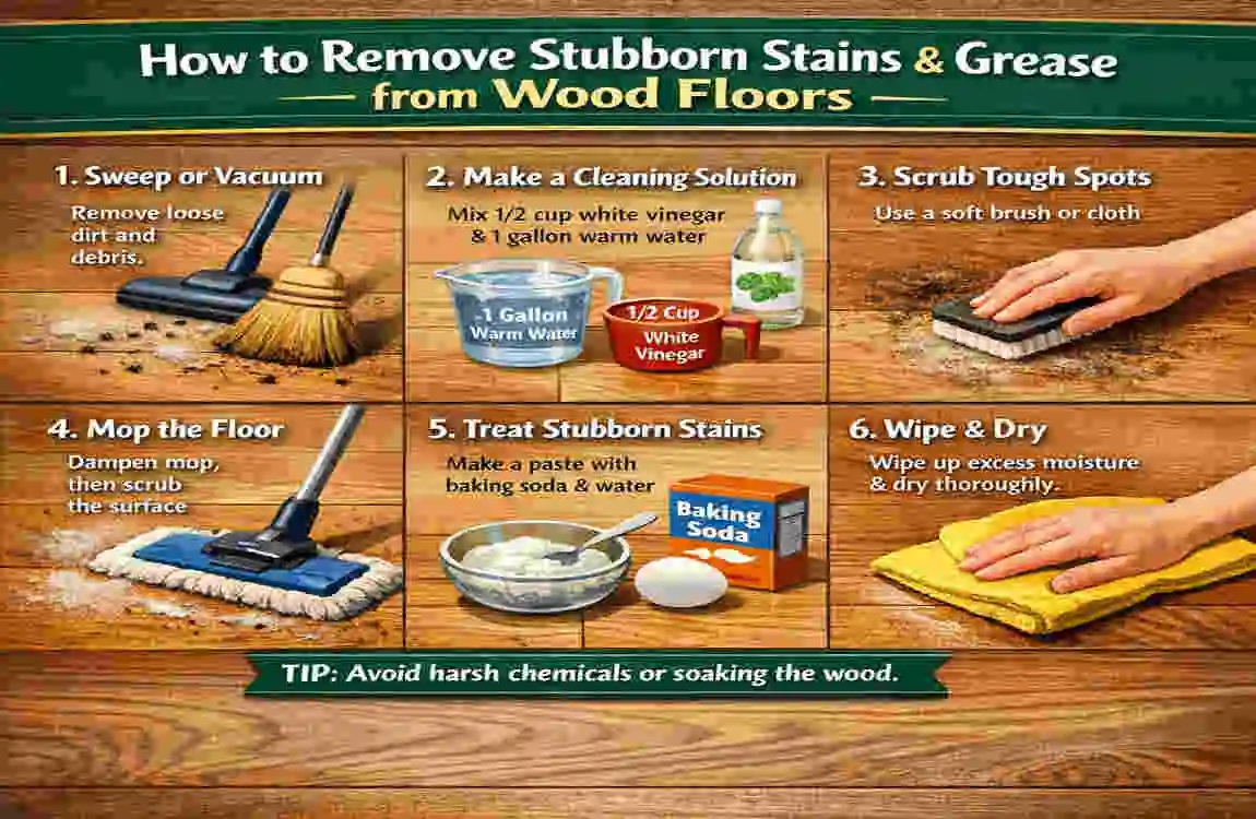 how can I clean very dirty hardwood floors?